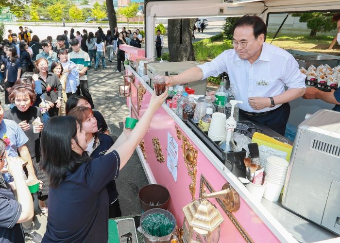 전주제일고 방문